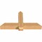 Ekena Millwork Eugene Smooth Timber Gable Bracket, Western Red Cedar, 48"W x 26"H x 5 1/2"D x 5 1/2"F, 13/12 Pitch GBW048X26X0606EUG00SWR - alternate 5